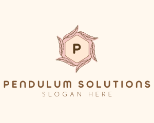 Elegant Leaf Salon Cosmetics logo design