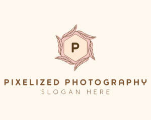 Elegant Leaf Salon Cosmetics logo design