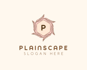 Elegant Leaf Salon Cosmetics logo design