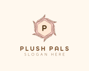 Elegant Leaf Salon Cosmetics logo design