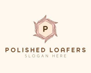 Elegant Leaf Salon Cosmetics logo design