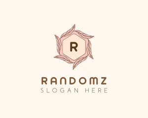 Elegant Leaf Salon Cosmetics logo design