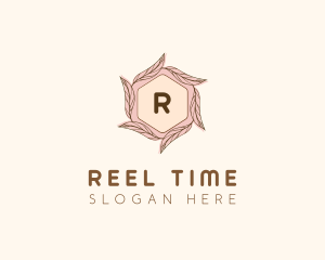 Elegant Leaf Salon Cosmetics logo design