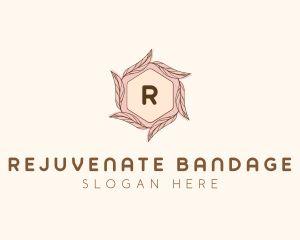 Elegant Leaf Salon Cosmetics logo design