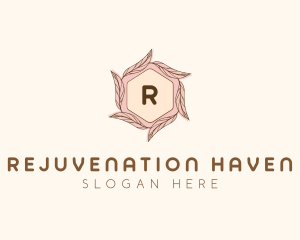 Elegant Leaf Salon Cosmetics logo design