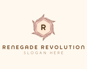 Elegant Leaf Salon Cosmetics logo design