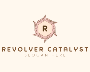 Elegant Leaf Salon Cosmetics logo design