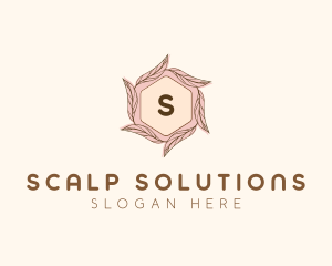 Elegant Leaf Salon Cosmetics logo design