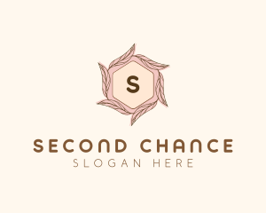 Elegant Leaf Salon Cosmetics logo design