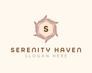 Elegant Leaf Salon Cosmetics logo design