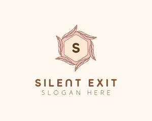 Elegant Leaf Salon Cosmetics logo design