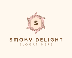 Elegant Leaf Salon Cosmetics logo design