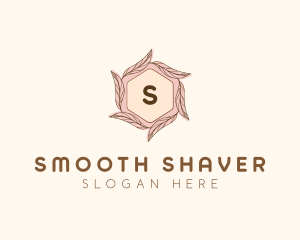 Elegant Leaf Salon Cosmetics logo design