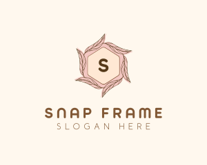 Elegant Leaf Salon Cosmetics logo design