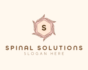 Elegant Leaf Salon Cosmetics logo design