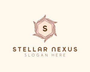 Elegant Leaf Salon Cosmetics logo design