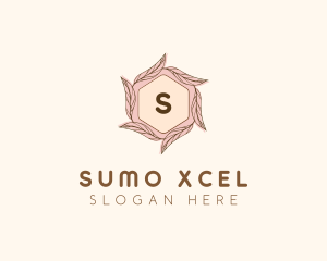 Elegant Leaf Salon Cosmetics logo design