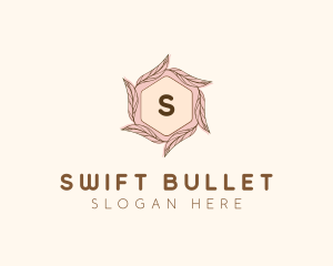 Elegant Leaf Salon Cosmetics logo design