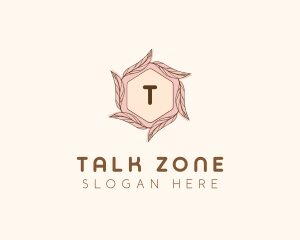 Elegant Leaf Salon Cosmetics logo design