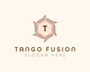 Elegant Leaf Salon Cosmetics logo design