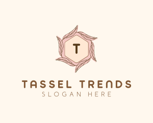 Elegant Leaf Salon Cosmetics logo design