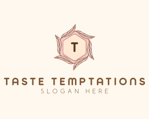 Elegant Leaf Salon Cosmetics logo design