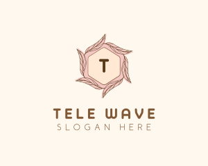 Elegant Leaf Salon Cosmetics logo design