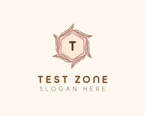 Elegant Leaf Salon Cosmetics logo design