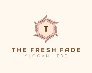 Elegant Leaf Salon Cosmetics logo design