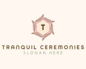 Elegant Leaf Salon Cosmetics logo design