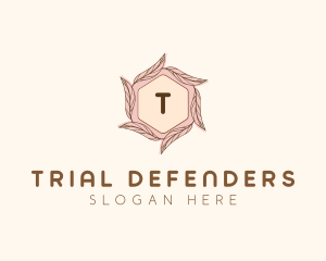 Elegant Leaf Salon Cosmetics logo design