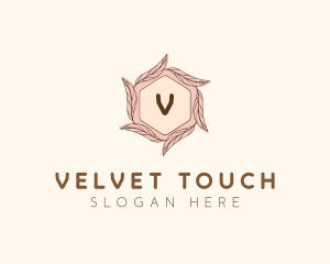 Elegant Leaf Salon Cosmetics logo design