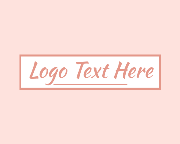 Feminine logo example 3