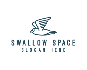 Seagull Flying Bird  logo
