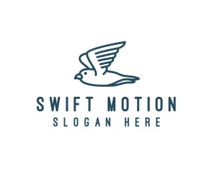 Seagull Flying Bird  logo design