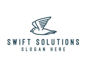 Seagull Flying Bird  logo