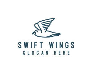 Seagull Flying Bird  logo