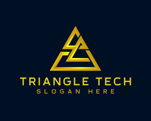 Premium Pyramid Triangle logo