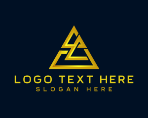 Project - Premium Pyramid Triangle logo design