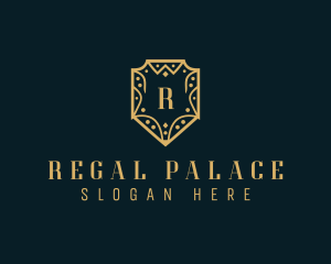 Royal Event Planner Shield logo design