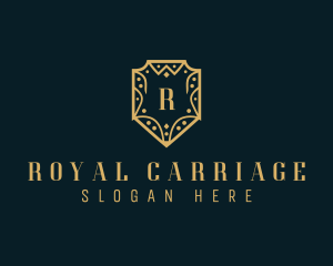 Royal Event Planner Shield logo design