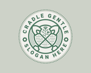 Shovel Garden Landscaping  logo design