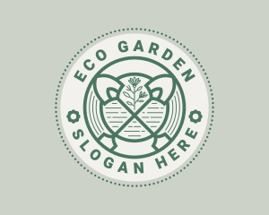 Shovel Garden Landscaping  logo design