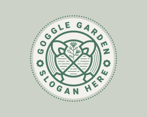 Shovel Garden Landscaping  logo design