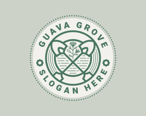 Shovel Garden Landscaping  logo design