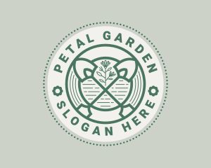 Shovel Garden Landscaping  logo design