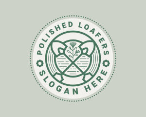 Shovel Garden Landscaping  logo design