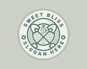 Shovel Garden Landscaping  logo design