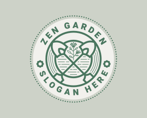 Shovel Garden Landscaping  logo design