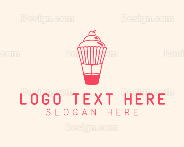 Cupcake Pastry Dessert Logo